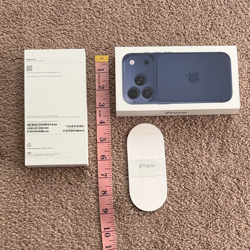 Apple iPhone Smartphone Box - Midnight Blue Empty Box